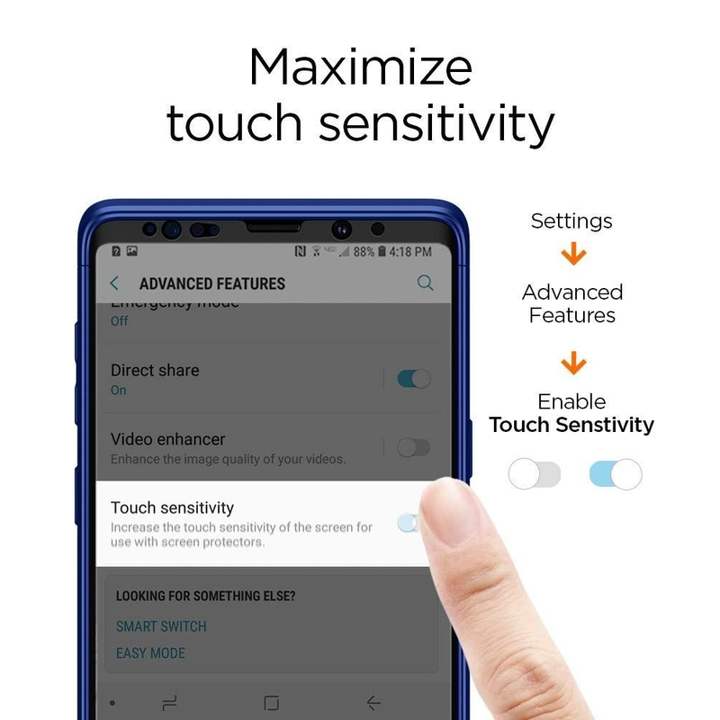 [PACHET 360°] Husa + Sticla Samsung Galaxy Note 9 Thin Fit SPIGEN - Ocean Blue