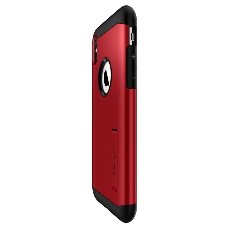 Husa iPhone XS Max Spigen Slim Armor, rosu