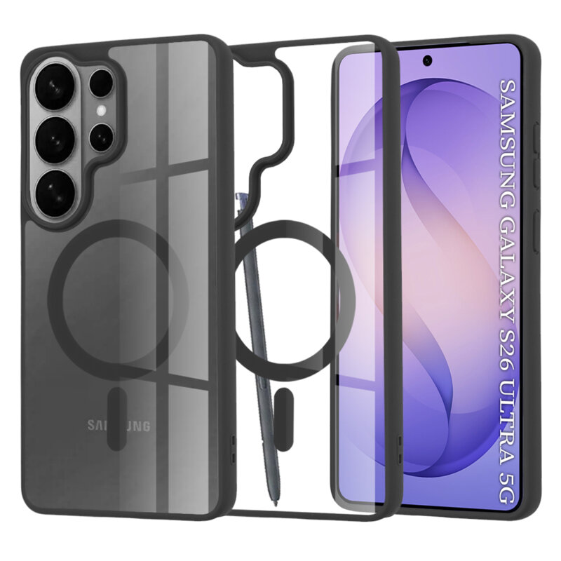 Husa Samsung Galaxy S26 Ultra Techsuit MagSafe Pro, negru