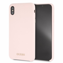 Bumper iPhone XS Max Guess Silicone - Light Pink GUHCI65LSGLLP