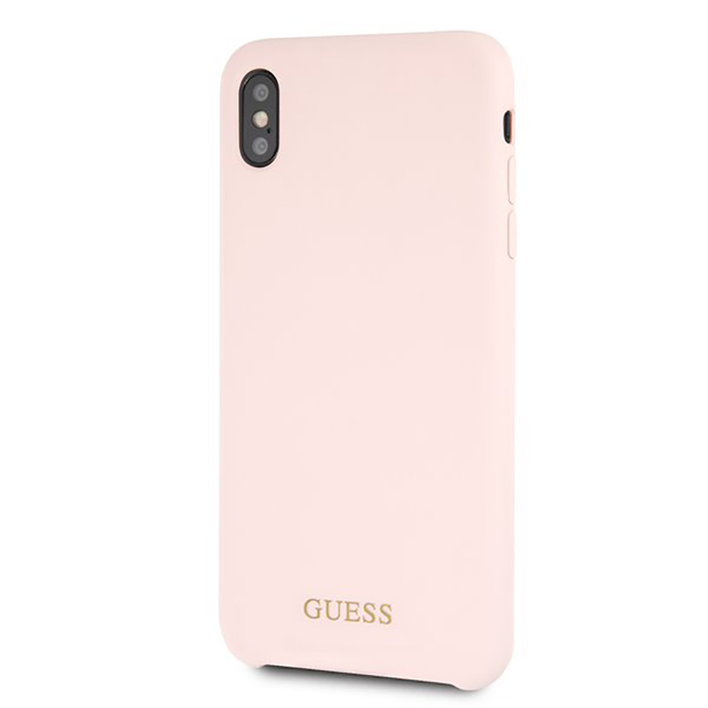 Bumper iPhone XS Max Guess Silicone - Light Pink GUHCI65LSGLLP