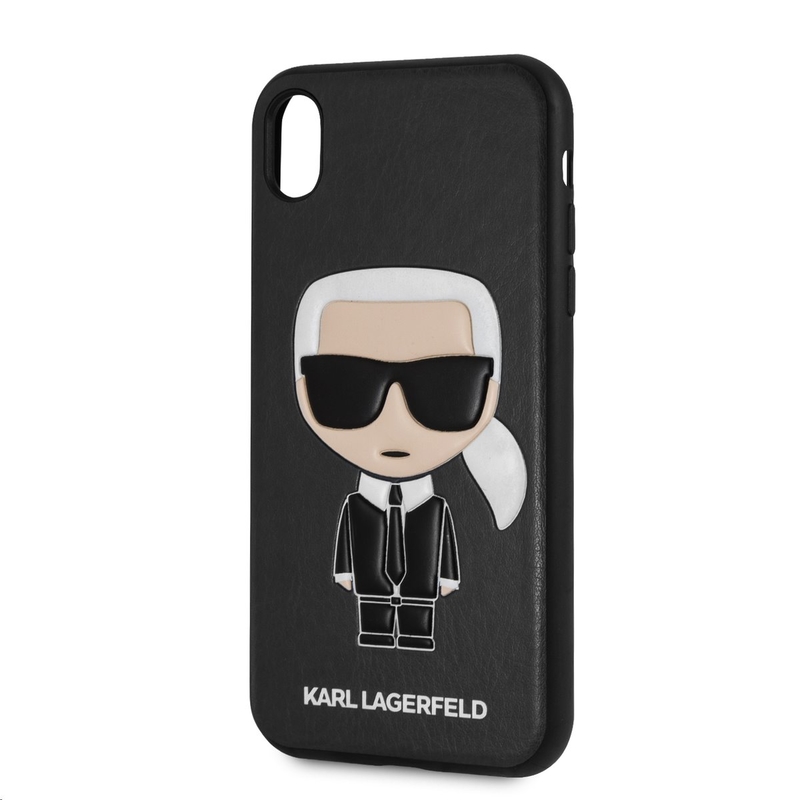 Bumper iPhone XR Karl Lagerfeld Iconic KLHCI61IKPUBK - Black