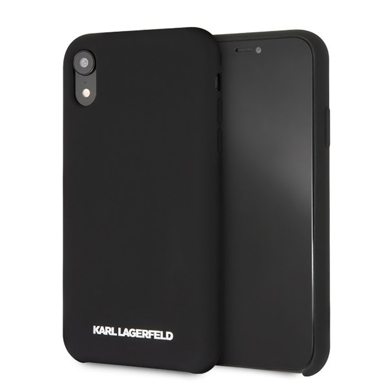 Bumper iPhone XR Karl Lagerfeld Silicone - Black KLHCI61SLBKS
