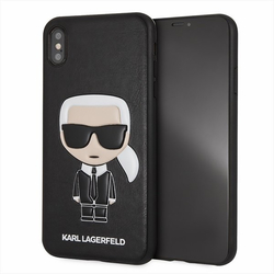 Bumper iPhone XS Max Karl Lagerfeld Iconic KLHCI65IKPUBK- Black