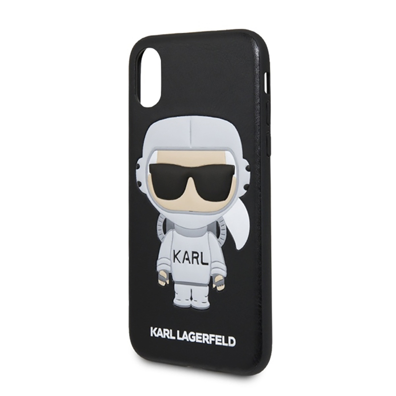 Bumper iPhone XR Karl Lagerfeld Space Cosmonaut KLHCI61KSCO - Black