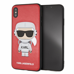 Bumper iPhone XS Max Karl Lagerfeld Space Cosmonaut KLHCI65KSCORE - Red