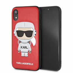 Bumper iPhone XR Karl Lagerfeld Space Cosmonaut KLHCI61KSCORE - Red