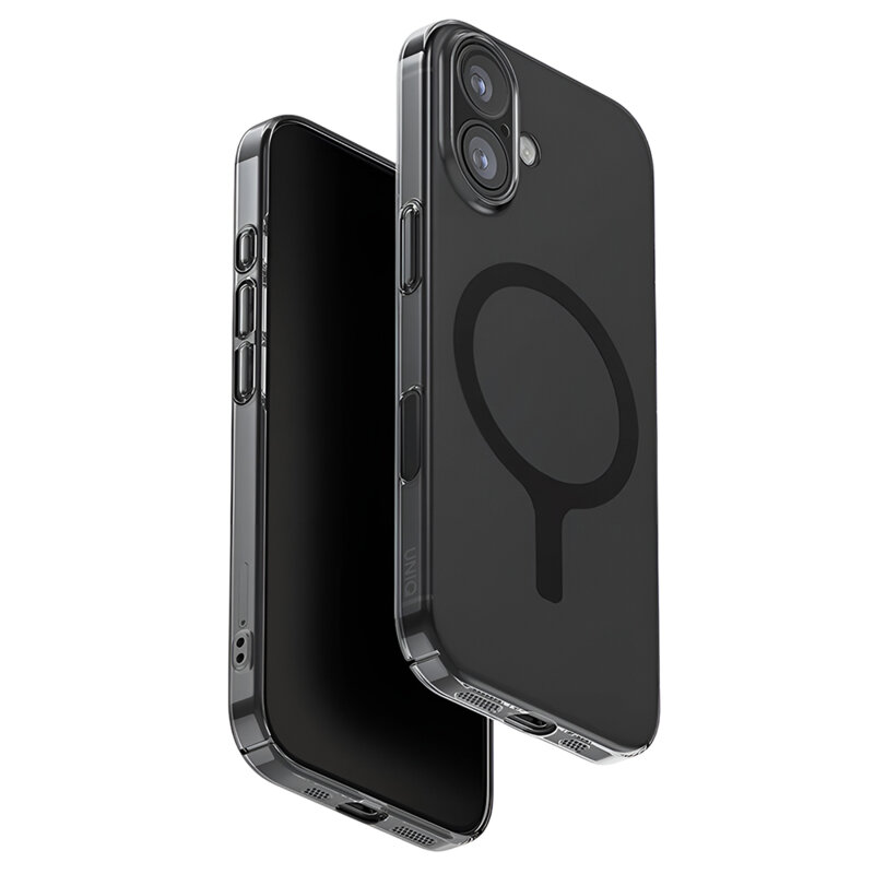 Husa iPhone 17 UNIQ AirSuit MagClick, negru