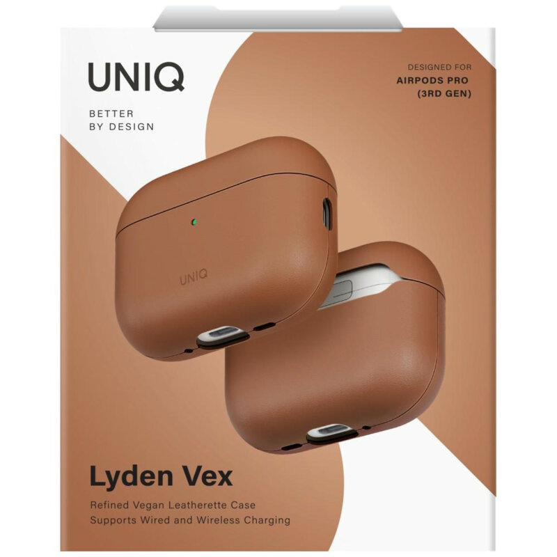 Husa AirPods Pro 3 UNIQ Lyden Vex Series, maro