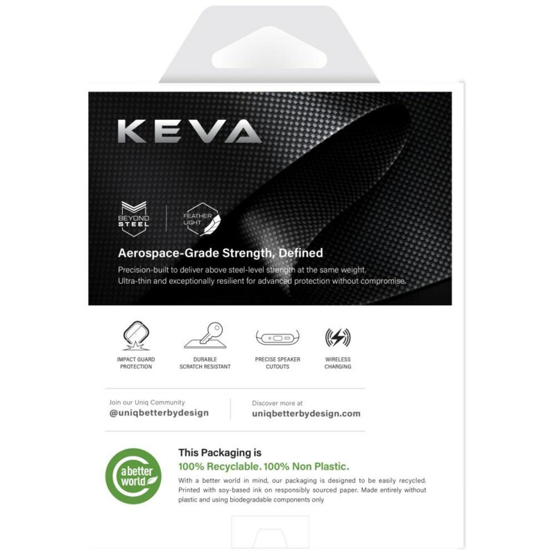 Husa AirPods Pro 3 UNIQ Keva Prime Series, negru