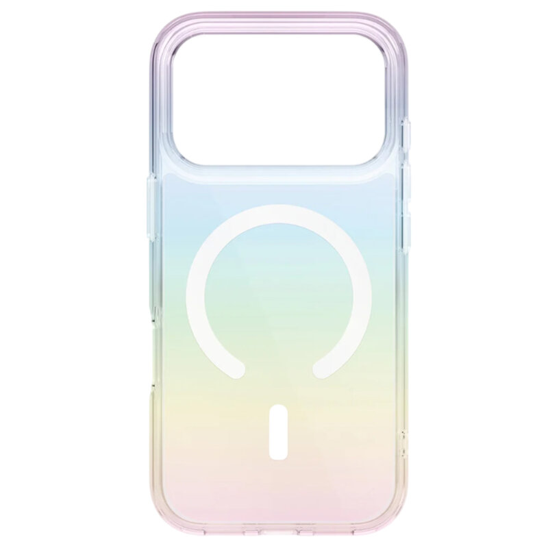 Husa iPhone 17 Pro UNIQ Iridescia MagClick™, Rainbow