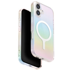 Husa iPhone 17 UNIQ Iridescia MagClick™, Rainbow