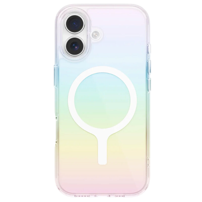 Husa iPhone 17 UNIQ Iridescia MagClick™, Rainbow