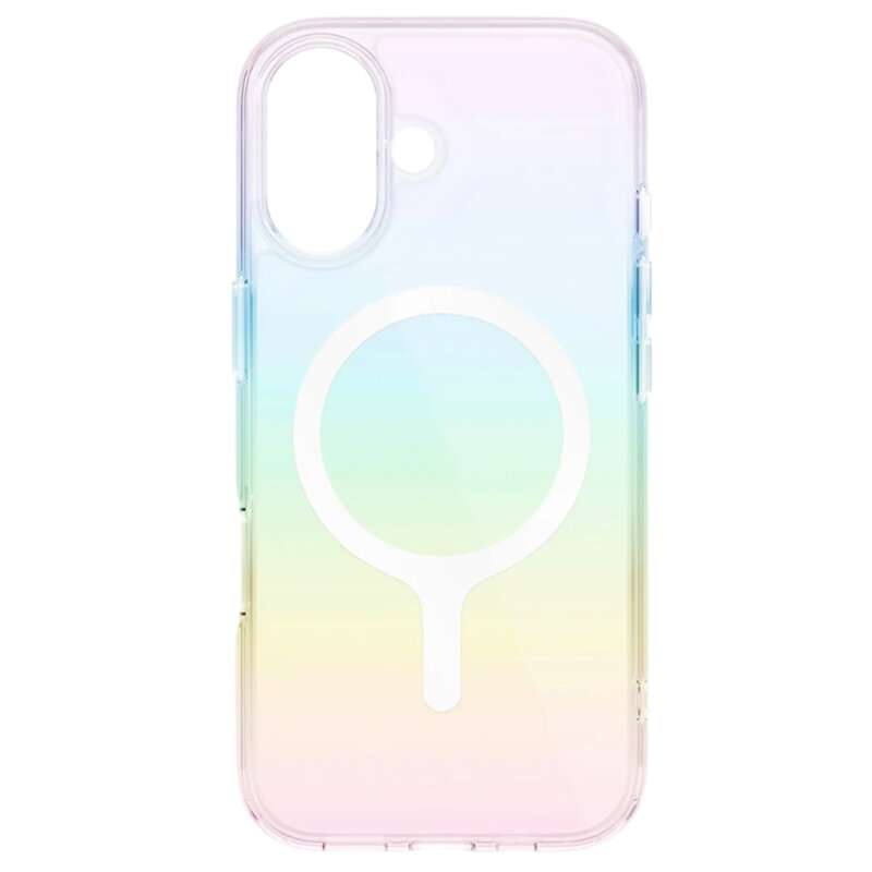 Husa iPhone 17 UNIQ Iridescia MagClick™, Rainbow