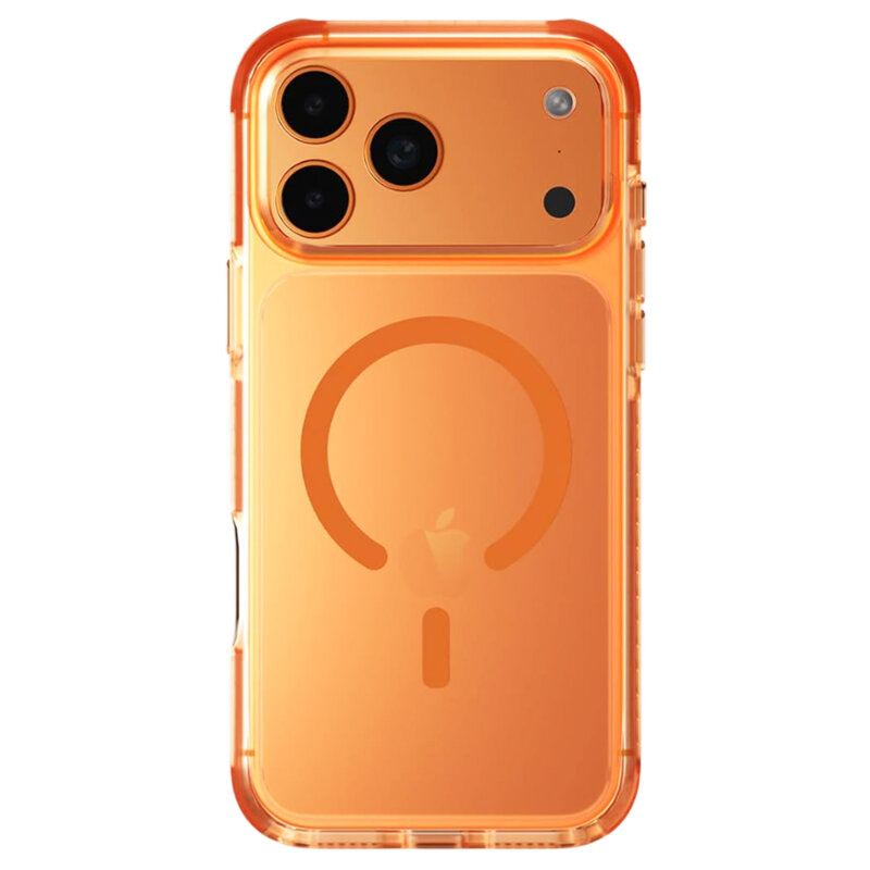 Husa iPhone 17 Pro Max UNIQ Combat MagClick, oranj
