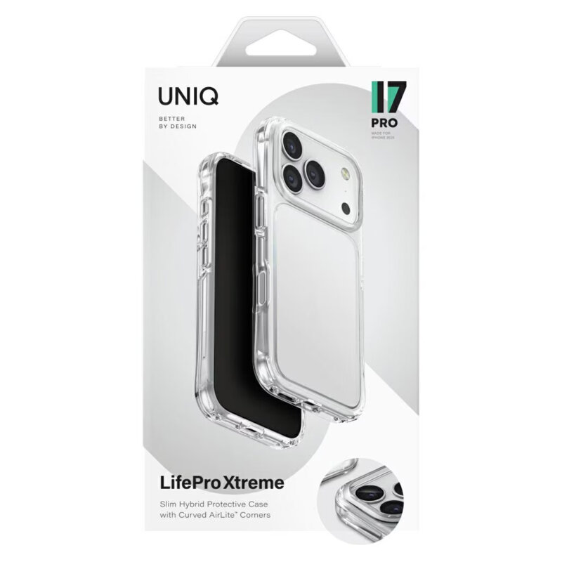 Husa iPhone 17 Pro UNIQ LifePro Xtreme, transparenta