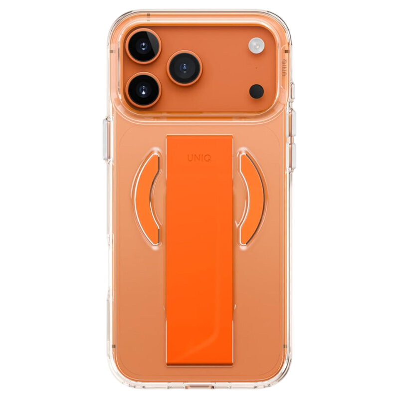 Husa iPhone 17 Pro UNIQ Heldro Air MagClick, oranj