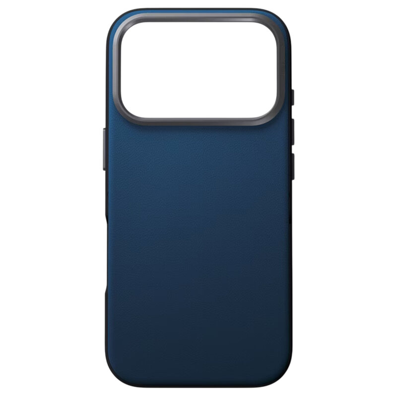 Husa iPhone 17 Pro UNIQ Lyden Leatherette, albastru