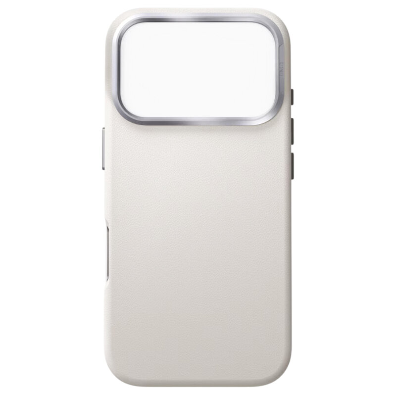 Husa iPhone 17 Pro Max UNIQ Lyden Leatherette, gri
