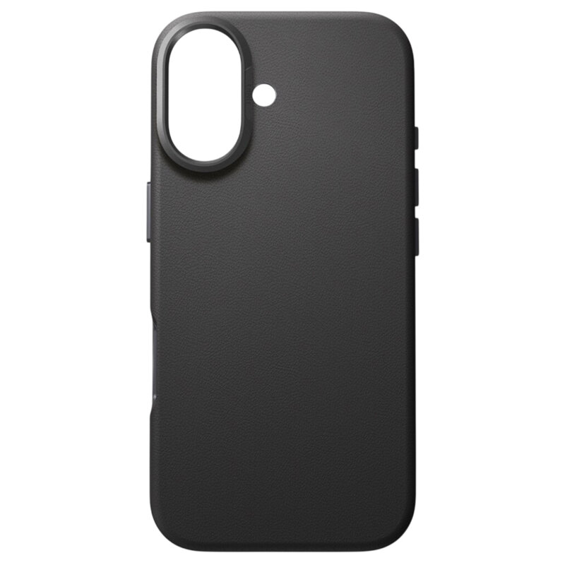 Husa iPhone 17 UNIQ Lyden Leatherette, negru