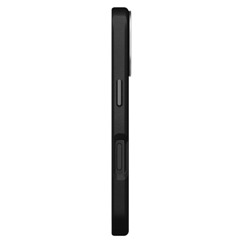 Husa iPhone 17 UNIQ Lyden Leatherette, negru