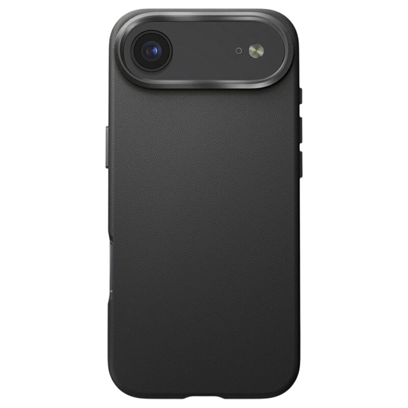 Husa iPhone 17 Air UNIQ Lyden Leatherette, negru
