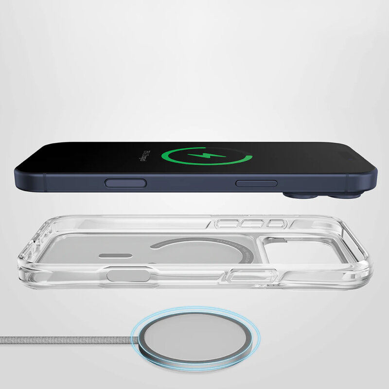 Husa iPhone 17 UNIQ LifePro Xtreme MagClick, transparenta