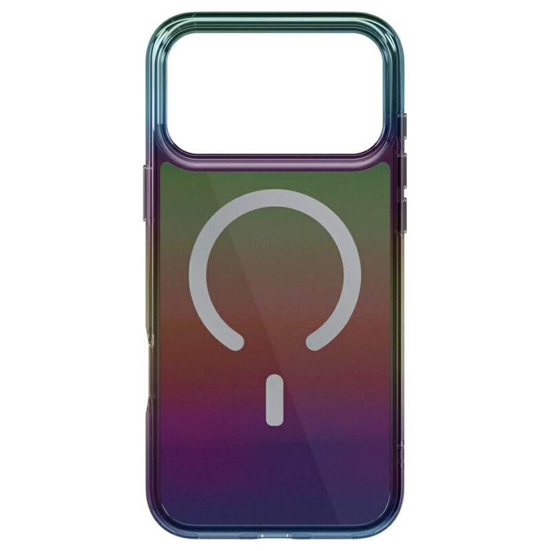 Husa iPhone 17 Pro UNIQ Iridescia MagClick™, Aurora Borealis