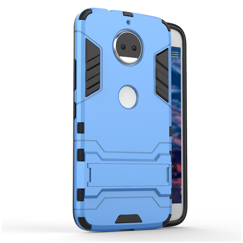 Husa Motorola Moto G5S Mobster Hybrid Stand Shell – Blue