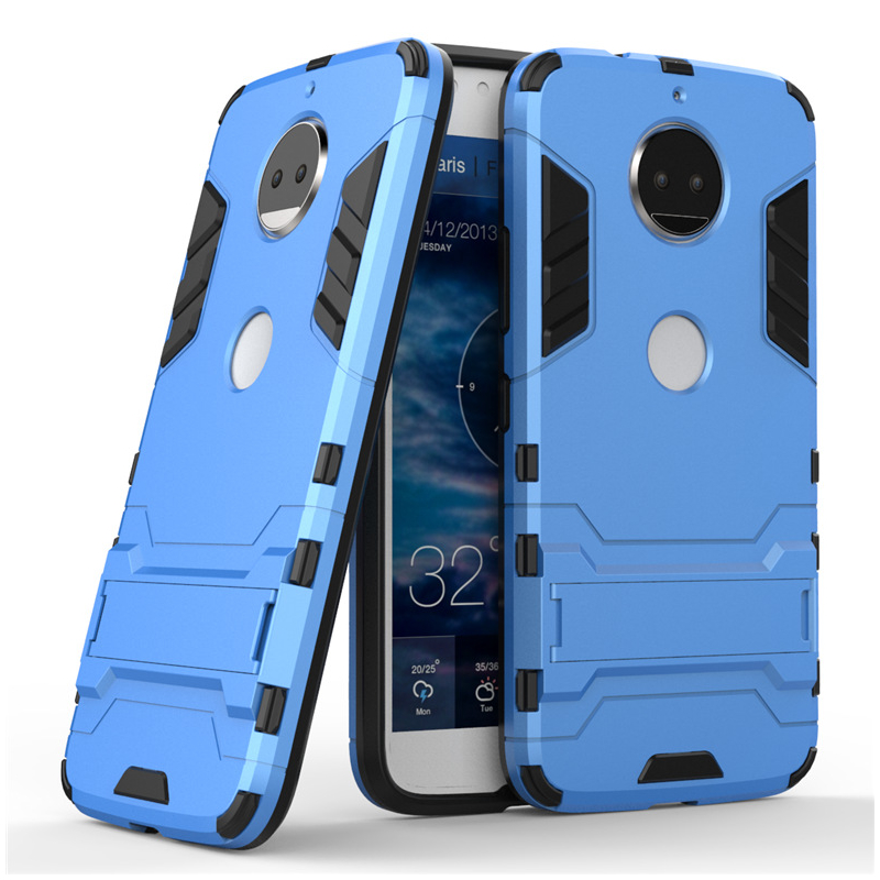 Husa Motorola Moto G5S Mobster Hybrid Stand Shell – Blue