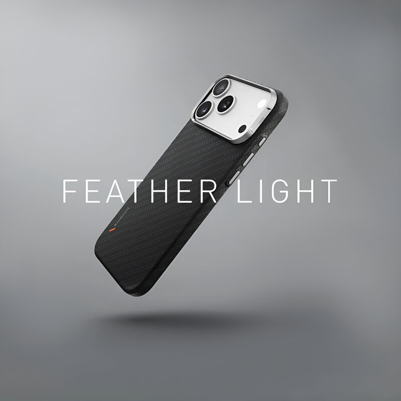 Husa iPhone 17 Pro Max UNIQ Keva Aramid, negru