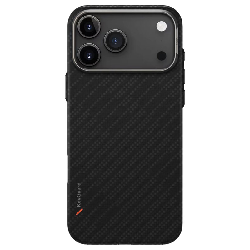 Husa iPhone 17 Pro UNIQ Keva Aramid, negru