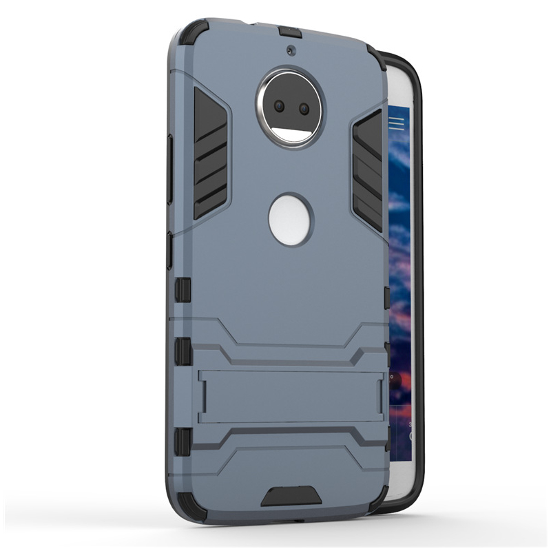 Husa Motorola Moto G5S Mobster Hybrid Stand Shell – Dark Blue