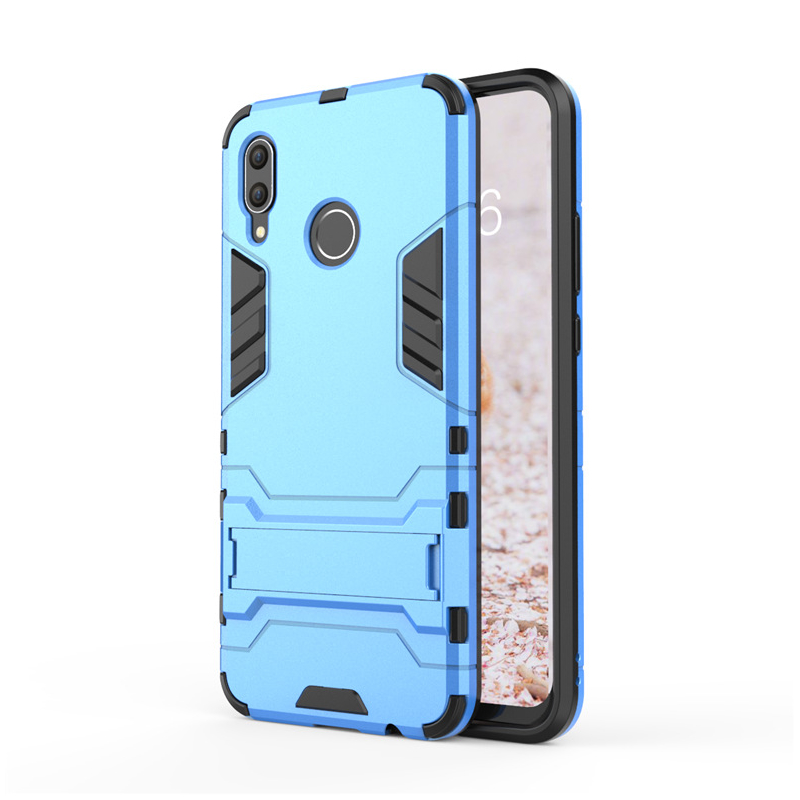 Husa Huawei P Smart Plus Mobster Hybrid Stand Shell – Blue