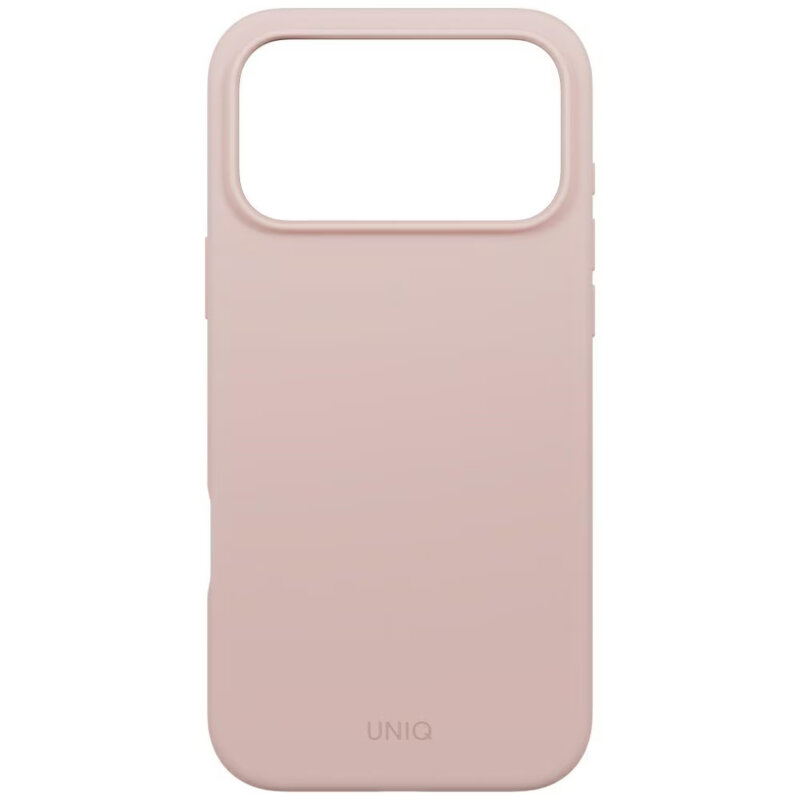 Husa iPhone 17 Pro Max UNIQ Lino MagClick™, roz