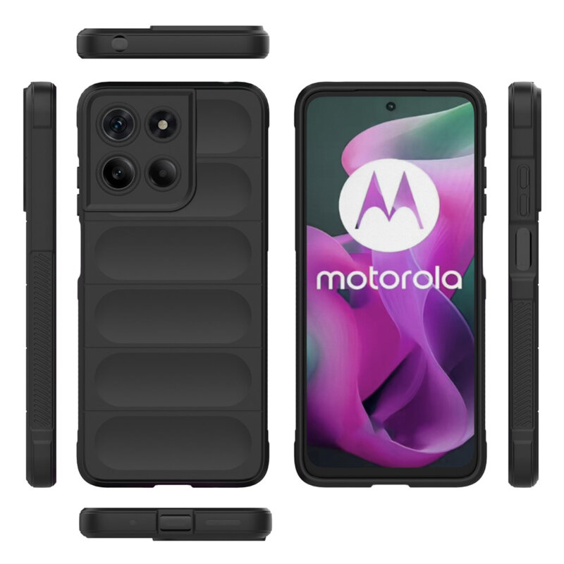 Husa Motorola Moto G17 Techsuit Magic Shield, negru