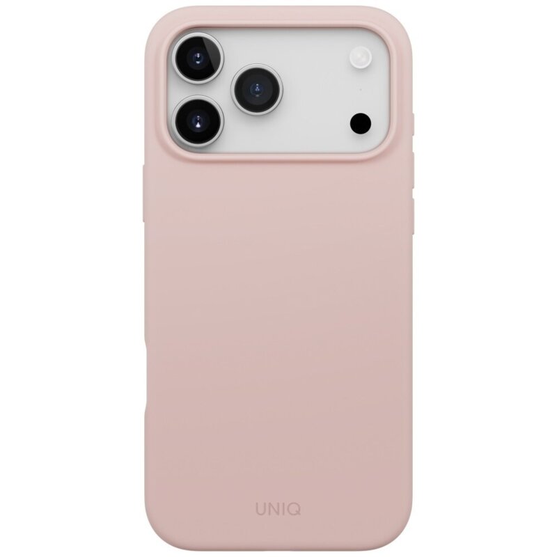 Husa iPhone 17 Pro UNIQ Lino MagClick™, roz