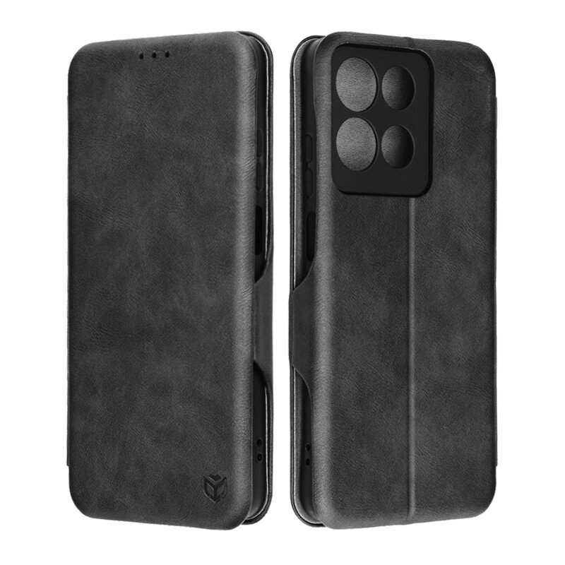 Husa 360° Motorola Moto G17 Power Techsuit Safe Wallet Plus, negru