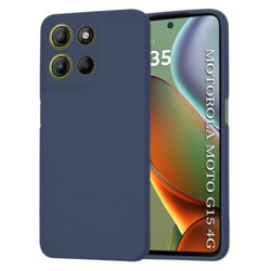 Husa silicon Motorola Moto G17 Techsuit SoftFlex, bleumarin