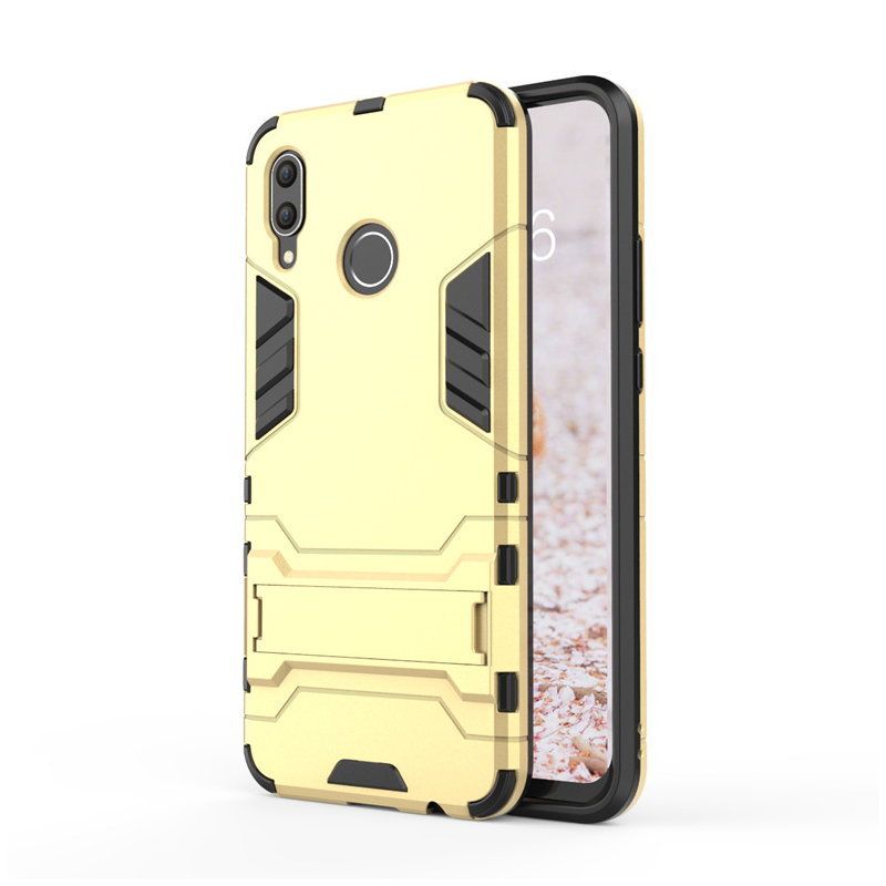 Husa Huawei P Smart Plus Mobster Hybrid Stand Shell – Royal Gold