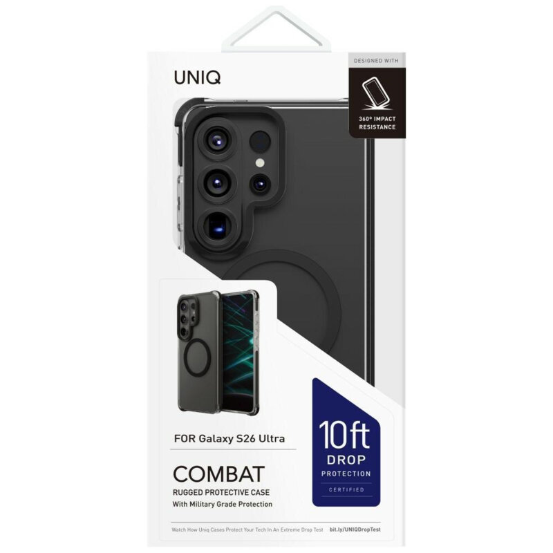 Husa Samsung Galaxy S26 Ultra UNIQ Combat MagClick, negru