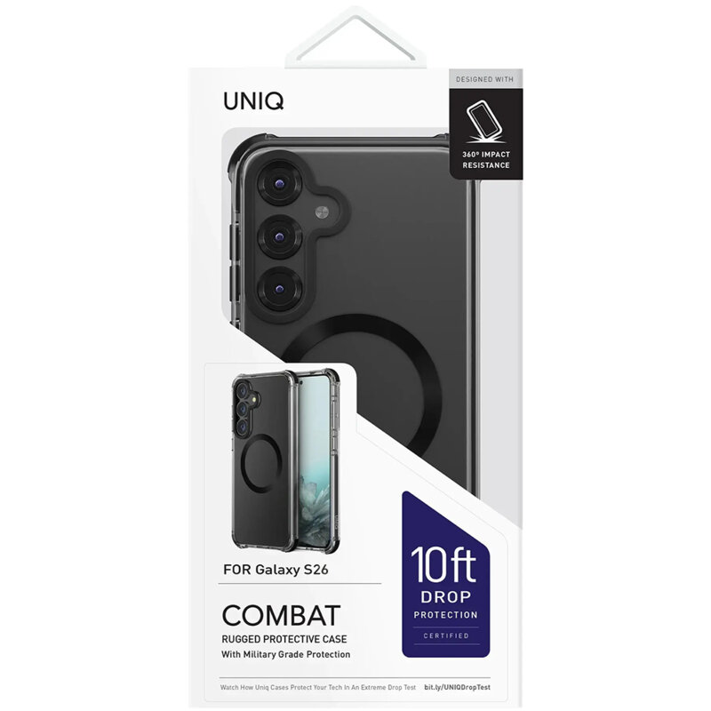 Husa Samsung Galaxy S26 UNIQ Combat MagClick, negru