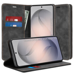 Husa piele Samsung Galaxy S26 Plus Techsuit Confy Cover, negru