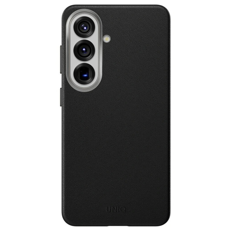 Husa Samsung Galaxy S26 UNIQ Lyden Leatherette, negru