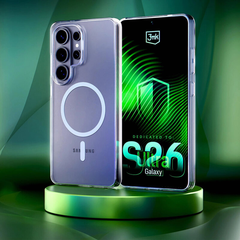 Husa Samsung Galaxy S26 Ultra 3mk Clear MagCase, transparenta