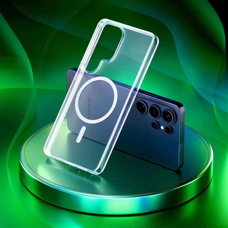 Husa Samsung Galaxy S26 Ultra 3mk Clear MagCase, transparenta