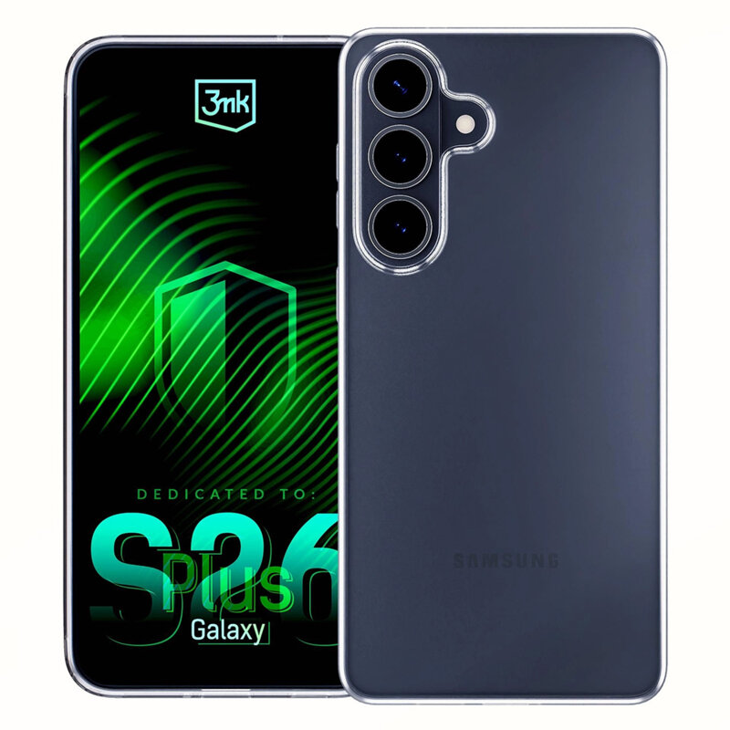 Husa Samsung Galaxy S26 Plus 3mk Clear Case, transparenta