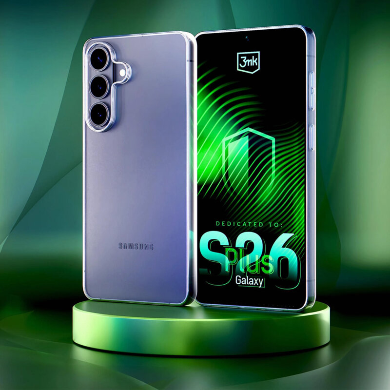 Husa Samsung Galaxy S26 Plus 3mk Clear Case, transparenta