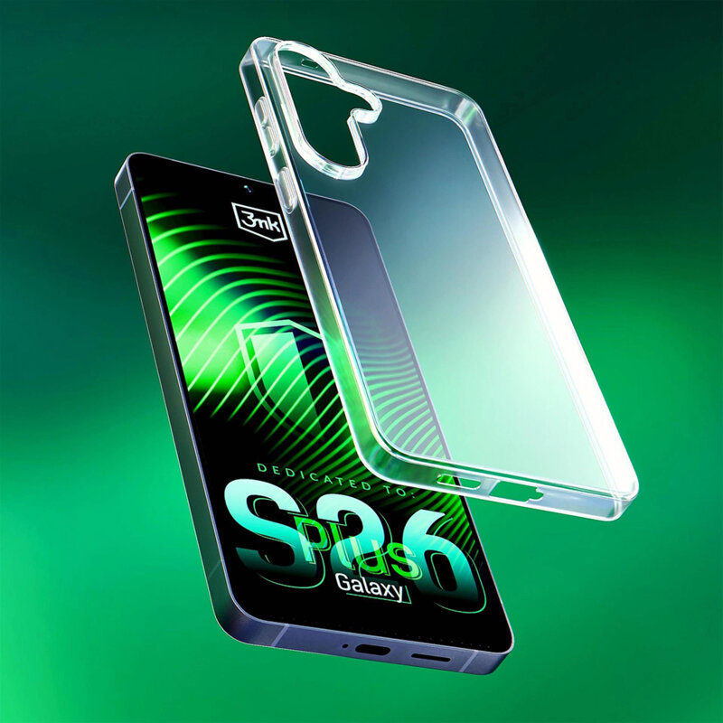 Husa Samsung Galaxy S26 Plus 3mk Clear Case, transparenta