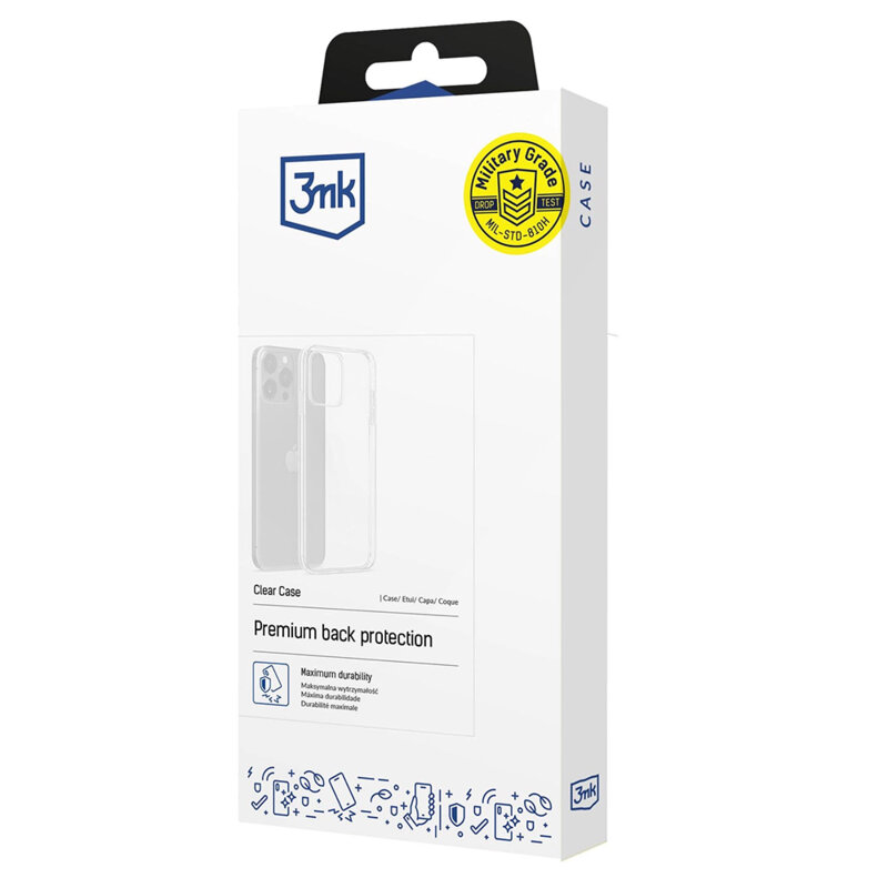 Husa Honor 400 Smart 5G 3mk Clear Case, transparenta